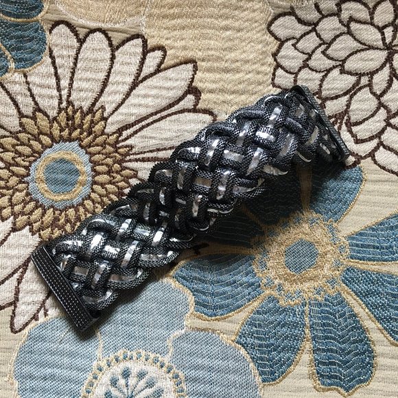 Magnetized Industrial Celtic Rave Braided Bracelet - Picture 3 of 13